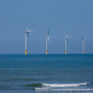 台灣離岸風場（圖片來源：總統府）