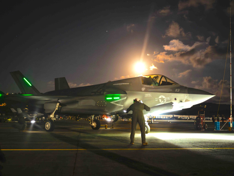 1月3日美軍F-35閃電II型戰機準備投入委內瑞拉行動（圖片來源：美國空軍）