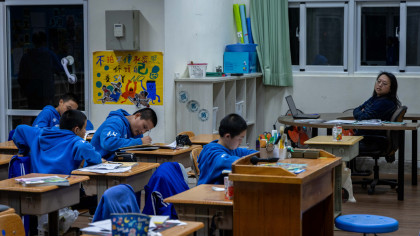 圖為花蓮三民國中課輔（今周刊提供）