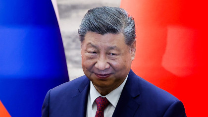 Chinese President Xi Jinping attends a tea ceremony with Russian President Vladimir Putin following their meeting at the Great Hall of the People in Beijing, China. May 20, 2026. Sputnik/Alexander