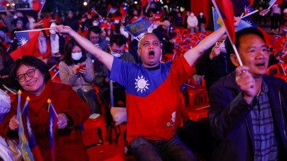 Presidential and parliamentary elections in New Taipei City. Jan 13,2024. Reuters/Shutterstock