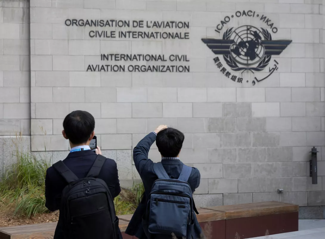 Members of ICAO agency arrive at their headquarters in Montreal (Reuters/Shutterstock)